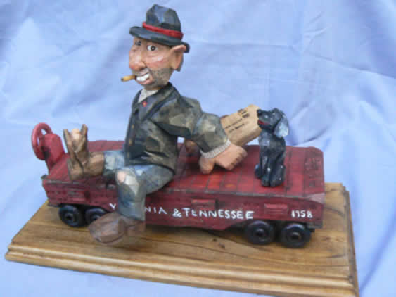 hobo wood carving